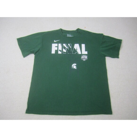Michigan State Shirt Mens‎ Medium Green Spartans Basketball Flick of the Wrist - Picture 1 of 7